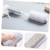 Beavorty 3pcs Exfoliating Foot Care Kit Pumice Stone Nail Brush Foot File Reducer Ergonomic Design for Easy Handling for Spa-Like Home Treatment view 4