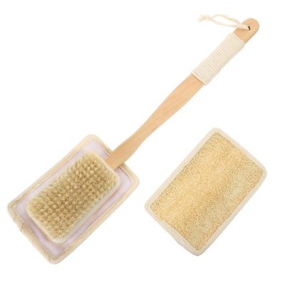 1 Set Bath Brush Long Shower Brush Shower Back Brush Back for Showering Shower Brush for Cleaner for Shower Body Shower Brush Cleaning Brush Bristle Hair Bagged