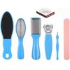 SHISHI 10 in 1 Pedicure Tools, Stainless Steel Pedicure Kit for Foot Care,Callus and Dead Skin Remover Foot Rasp Peel, Foot Files Set Scraper Women & Men,Salon and Home Use view 1