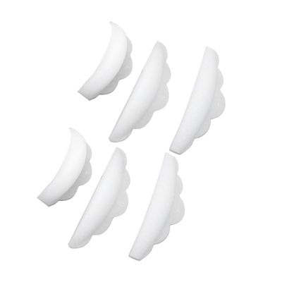 balacoo 6pcs Silicone Eyelash Perming Shield Pads for Lash Extensions Reusable Curler Tools s Designed for Easy Application and Enhanced Lash Appearance