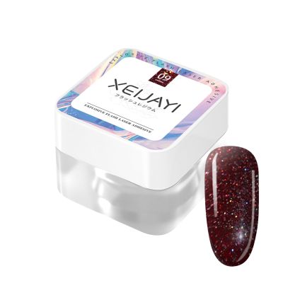 Diamond Diamond Glue Seven Color Reflective Super Flash Glue Nail Salon 8ML Jelly Polish