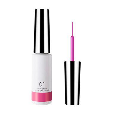 8ml Nail Enhancement 12 Color Drawing Glue Nail Solid Color Drawing Glue Single Bottle Polyester Glitter
