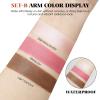 LSxia 3Pcs Cream Contour Kit - Cream Blush, Highlighter, Contour Bronzer for Cheeks, Waterproof Long Lasting Blendable, Contour Stick Trio for Face Makeup (#02, 05, 06) view 4