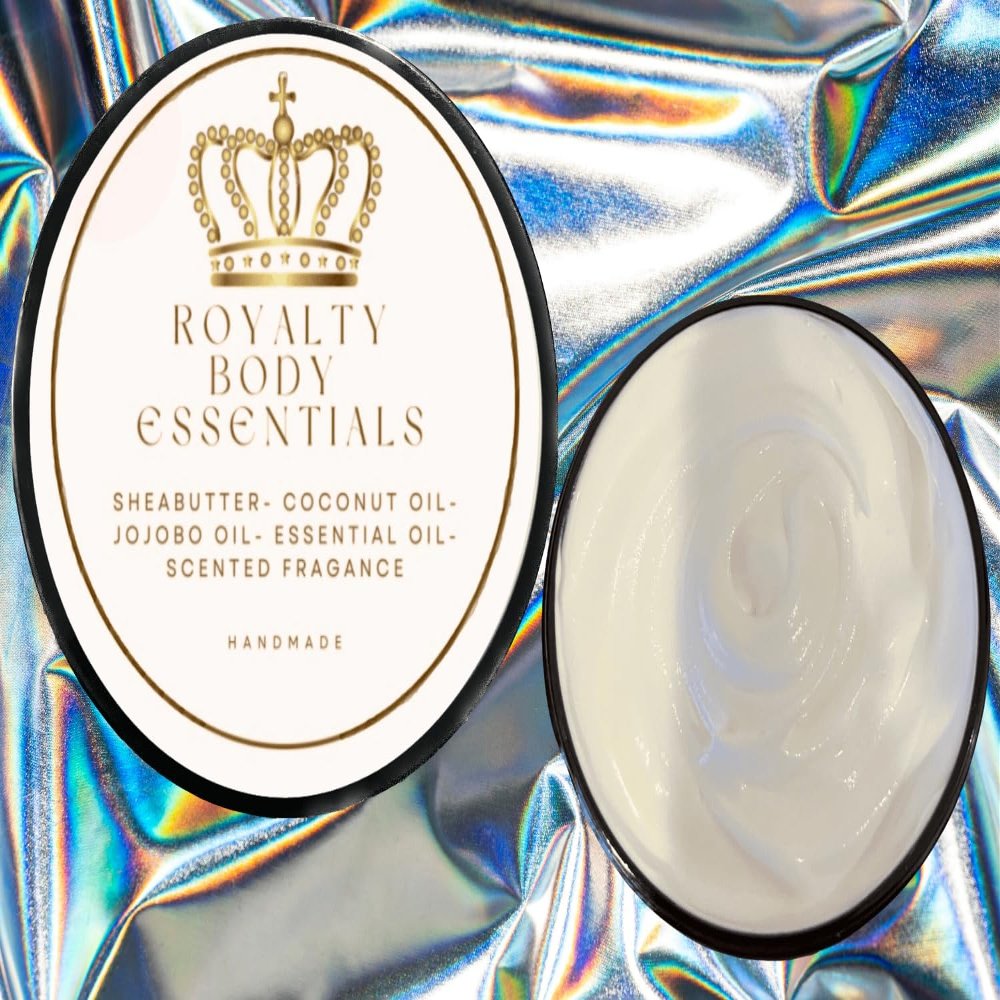 4 Ounces of Premium Moisturizing Body Butter with Shea Butter and Jojobo Oil - Rich, Nourishing and Softens Skin (Lavender)