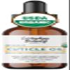 Organic Cuticle & Nail Oil - Repair, Revitalize & Hydrate Cuticles and Nails - Organic Spa Treatment - For Stronger Healthier Nails and Cuticles - 2 Fl Oz Glass Bottle with Glass Dropper view 1