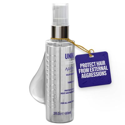 agilise - Glass Effect - Anti Frizz, Sun Protection, Recommended for Rebel Strands - Hair Products for Women, Vitamin E - 2.02 floz