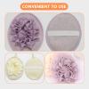 Balacoo 4 Pcs Body Sponge Brushes, Shower Loofah with Elastic Hand Strap, Mesh Brush Shower Glove with Flower Bath Ball for Men and Women view 4