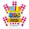 SOS SAVER OF SKIN Fun Shape Blemish Patches - Fast Acting Hydrocolloid for Pimples, Zits, Acne, and Face Blemishes - Latex-Free & Vegan with a Splash of Style (Holographic Pink) view 1