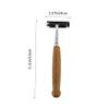 balacoo 4pcs Bamboo Handle Beard Razors Men Shaving Blades for Handle Double-blade Shavers view 2