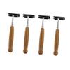 Mipcase 4pcs Male Bamboo Handle Beard Razors Double-edged Safety Shavers for Men view 1