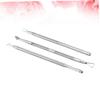 Beavorty 3pcs Stainless Steel Cuticle Pusher Double-sided Nail Tool for Dead Skin Removal Professional Manicure and Pedicure Essential for Home Salon Use view 4