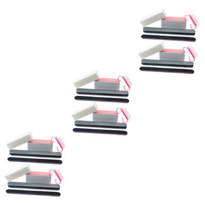 Beavorty 3sets Styles Round Sanding Bar Polishing Buffer for Nail Files Manicure Tool