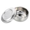 FOMIYES 2pcs Stainless Steel Shaving Soap Bowl Cover Lathering Container for Men for Barber Shops and Home Use Capacity for Easy Foam Creation view 1