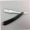 Beavorty 3pcs Men Vintage Straight Razor Manual Razor Shaver Barber Steel Easy to Use for Travel view 3