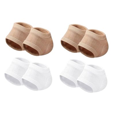 Beavorty 4pairs Elastic Heel Protectors for Women Heel Guards for Shoes Comfortable Gel Socks