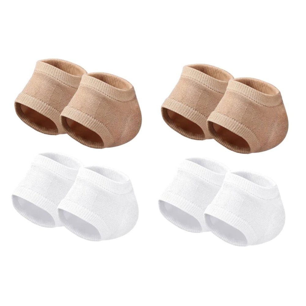 Beavorty 4pairs Elastic Heel Protectors for Women Heel Guards for Shoes Comfortable Gel Socks