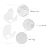 Beavorty 6pcs Handheld Mixing Palette for Makeup Artistry for Blending Foundations and Creams Heart and Shapes Included view 3