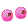 Beavorty 2pcs Portable Nail Art Tools Cleaning Brush Manicure Grinding Machine Cleaner Box Brushes for Nail Drill Bit Maintenance Rosy view 1
