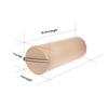 Master Massage Massage Bolster,Pillow Cushion, PU Upholstery, 100% Memory Foam, for Massage/Spa/Beauty/Tattoo/Back Pain Relief, (9" Round, Cream) view 2