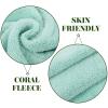 6pcs Cleansing Square Absorbent Fleece Makeup Reusable Wash Small Washcloths Face Coral Portable Cloths Hand Towels Comfortable Cleaning Washing view 3