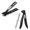 BEZOX Nail Clippers with Catcher for Seniors for Thick Nails, Fingernail and Toenail Clippers view 1