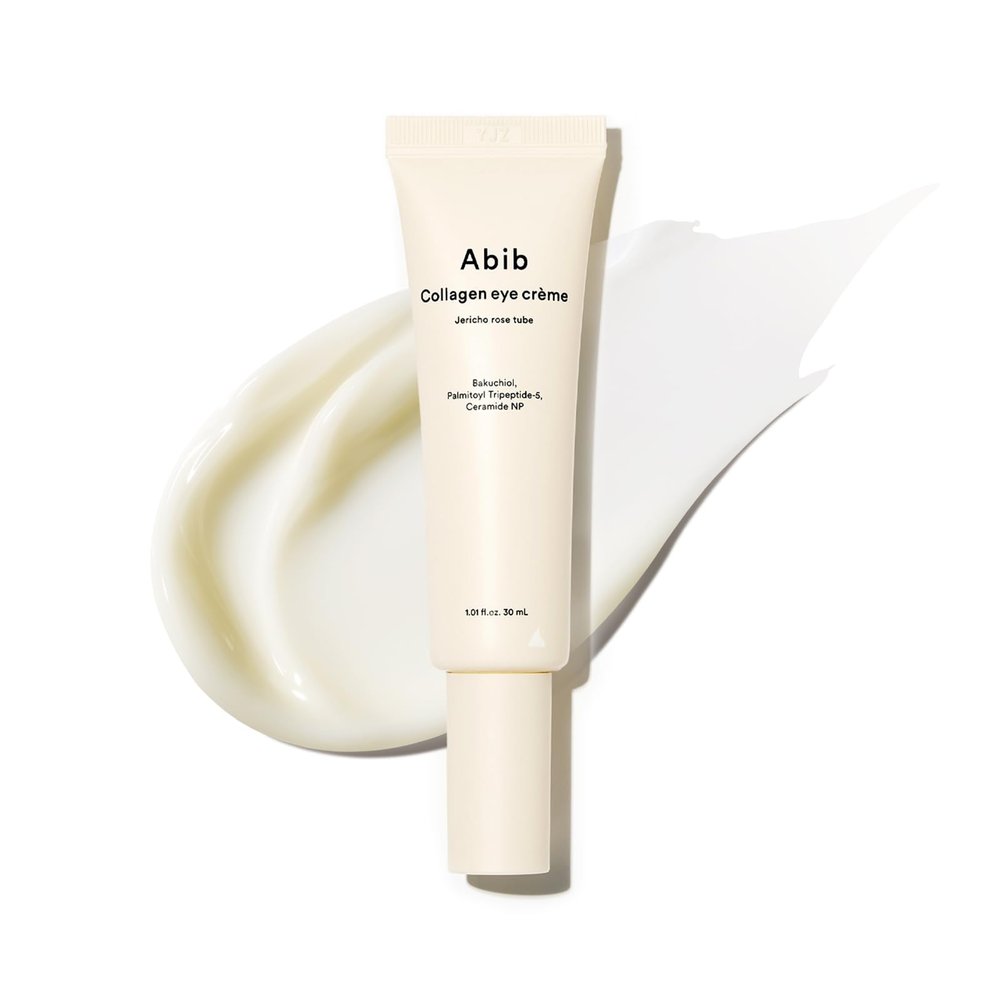Abib Collagen Eye Crme Jericho Rose Tube for Dark Circles and Puffiness, Under Eye Fine Lines