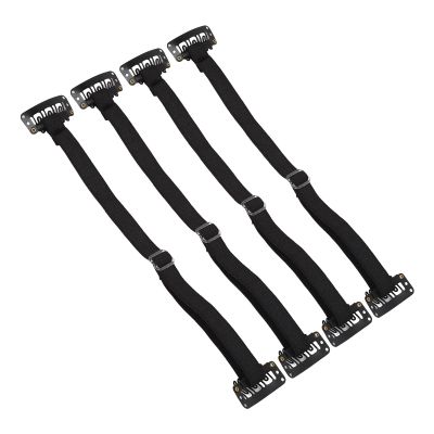 Face Band, 4Pcs Facelift Bands with Clips, Adjustable Elastic Face Stretching Lifting Strap, Face Slimming Bands Eyebrows and Eyes Clip for Face Shaping (Black)