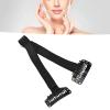 Face Band, 4Pcs Facelift Bands with Clips, Adjustable Elastic Face Stretching Lifting Strap, Face Slimming Bands Eyebrows and Eyes Clip for Face Shaping (Black) view 4