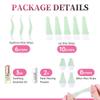 Beauty7 Pre-cut Wax Strips for At-Home Eyebrow, Lip, and Facial Hair Removal - 24 Strips with Pearl Powder and Essential Oil for Sensitive Skin view 4