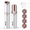 Facial Hair Removal for Women, Hair Removal Device with 4 x Replacement Heads, Gurelax Facial Hair Remover for Chin, Upper Lip view 1