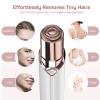 Facial Hair Removal for Women, Hair Removal Device with 4 x Replacement Heads, Gurelax Facial Hair Remover for Chin, Upper Lip view 3
