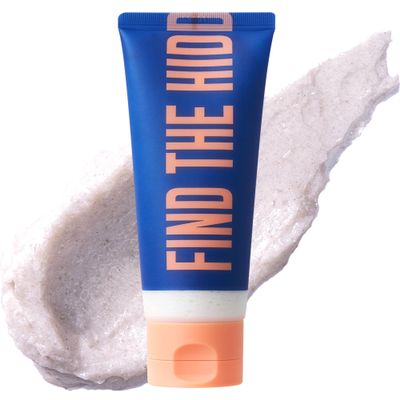 [Dear Doer] The Hidden Body Scrub & Wash in Tube - Moisturizing 2-in-1 Scrub Cleanser with Andes Salt, BHA for Bumpy Skin & Ingrown Hair, Tranquil Scent, Vegan, 3.38 fl oz (100 ml)