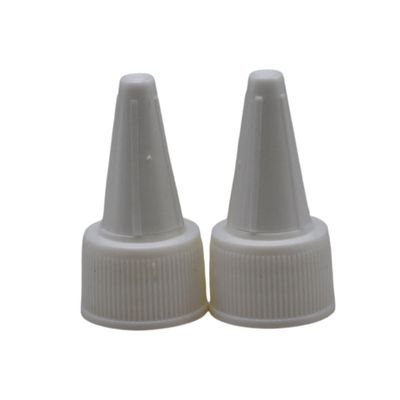 100pcs/lot 18-410 White 18mm Twist Bottle Cap,Replacement Caps for Glue Dispensing Bottle,Plastic Bottle Cover