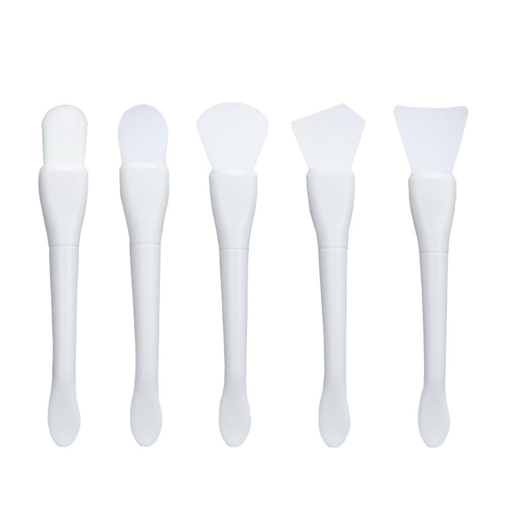 BFLCTTBD 5pcs Face Mask Applicator Face Mask Brush Spatula Silicone Face Mask Brush Skincare Spatula Reusable Face Lotion Spatula Tool