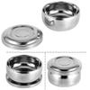 Yosoo Alloy Shaving Soap Mug Bowl with Lid,, Anti Skid Bottom for Wet Shaving Man Shaving Soap Bowl Shaving Mug Shaving Bowl Brush Bowl Shave Tool Face Cleaning view 3