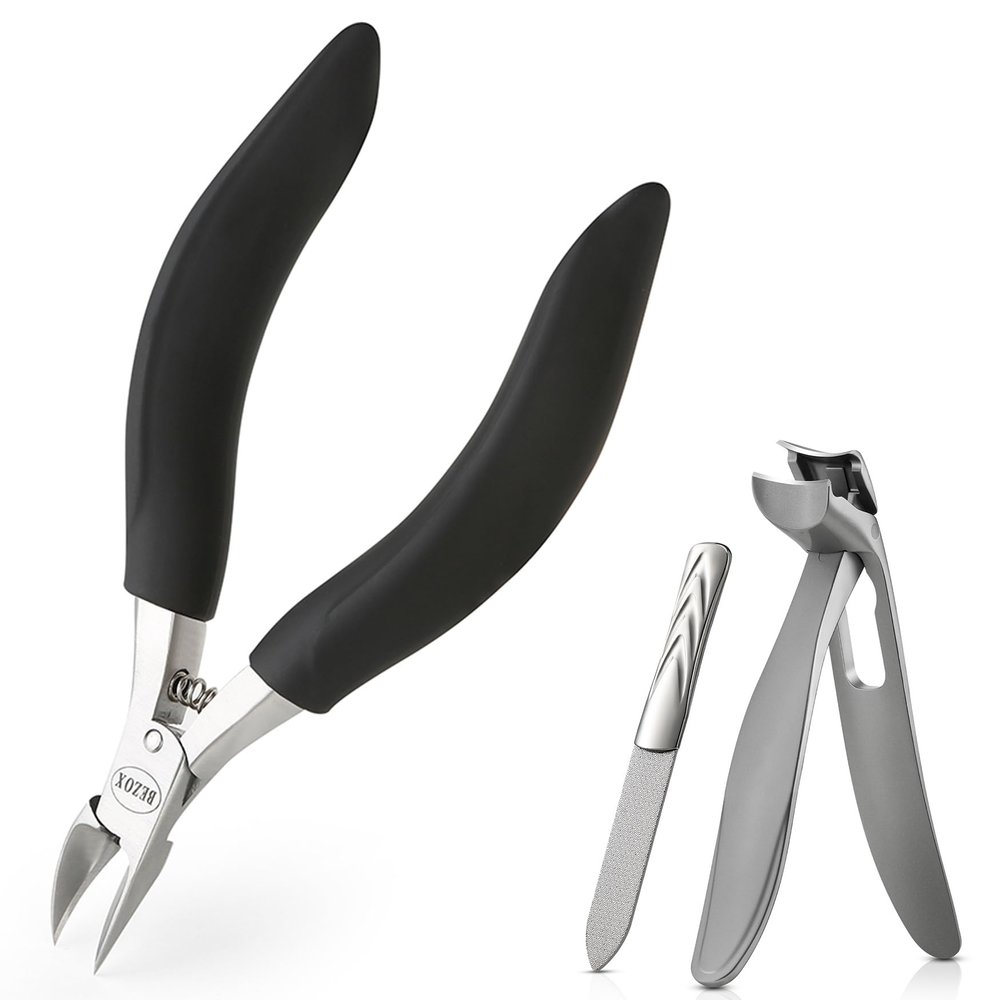 BEZOX Toenail Clipper for Thick Nails Ingrown Nail Clippers for Seniors
