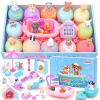 Bath Bombs for Kids with Surprise Inside for Girls Boys Toddlers Organic Kids Bath Bombs with Toys Inside Ideal Birthday Christmas Gift Set view 1