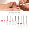 BestAlice 10Pcs Nail Drill Bits Set with Portable Nail Drill Bit Holder, Nail Drill Bits, Remove Nail Glue Stainless Steel Ceramic Nail Grinding Heads with Storage Box view 3