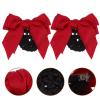 Beavorty 2pcs Bowknot Hair Bun Covers for Women Elastic Mesh Hair Nets for Waitresses and Professional Settings Strong Hold view 4