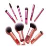 10PCS Travel Makeup Brushes Set, Protable Mini Makeup Brushes Set with Travel Bag, Portable Syntic Brushes, Blending Powder Eye Shadow Concealer Make Up Brushes Tool Kit view 1