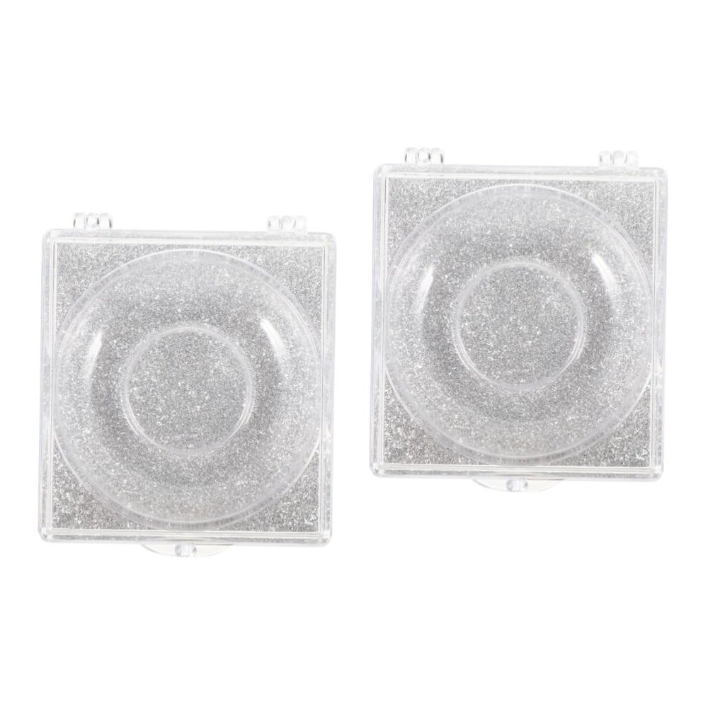 FOMIYES 12pcs Lash Holder Boxes Chic Eyelash Storage Case Portable Design for Clean Secure False Eyelashes Includes Square Shapes Cardboard