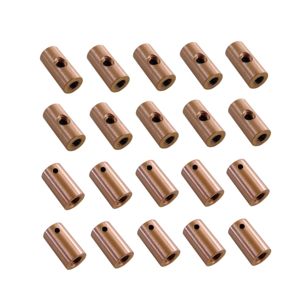10PCS FRONT AND 10PCS REAR PURE COPPER BINDING POST TATTOO MACHINE REPLACEMENT PARTS US STANDARD 8-32 THREAD (BPCB-01)