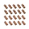 10PCS FRONT AND 10PCS REAR PURE COPPER BINDING POST TATTOO MACHINE REPLACEMENT PARTS US STANDARD 8-32 THREAD (BPCB-01) view 1