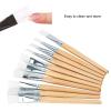 10pcs Soft Hair Facial Cover Brushes, Mud Applicators with Wooden Handles for Personally Constructed Skin Care view 4
