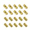 10PCS FRONT AND 10PCS REAR SOLID BRASS BINDING POST TATTOO MACHINE REPLACEMENT PARTS US STANDARD 8-32 THREAD (BPBB-01) view 1