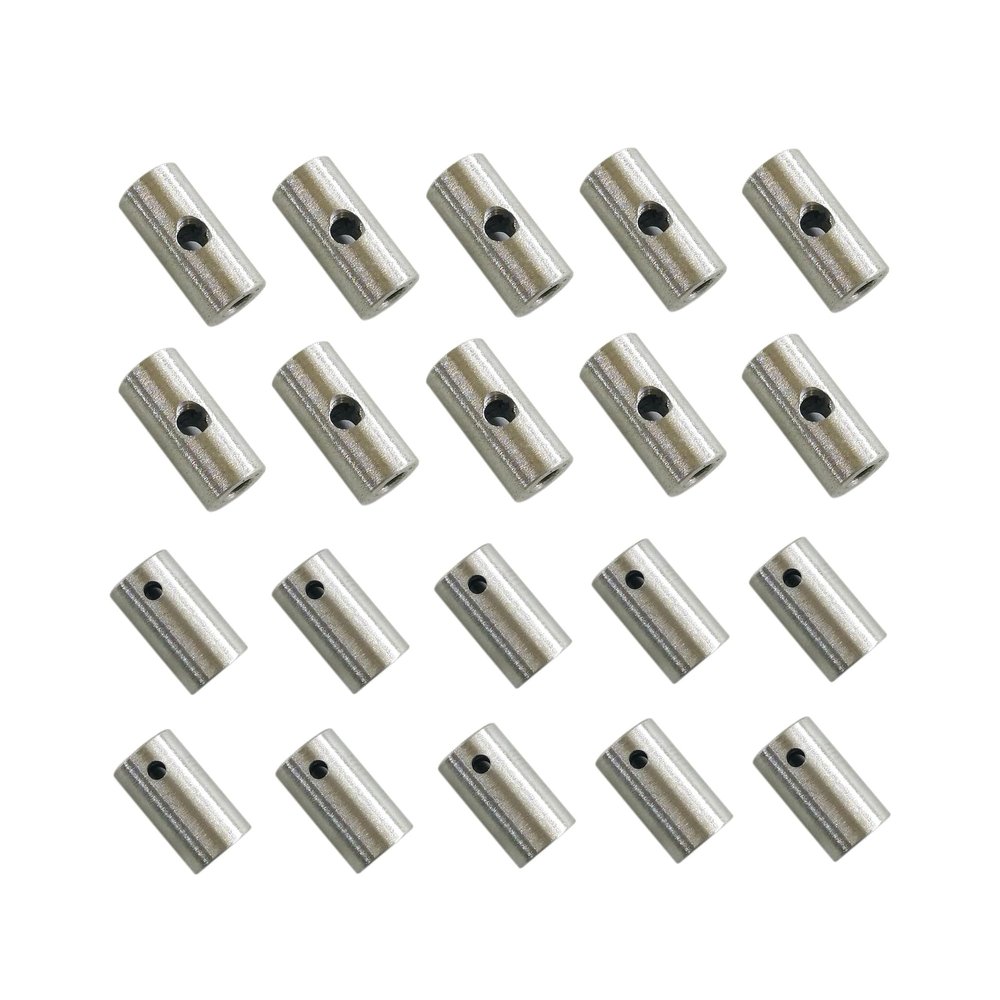 10PCS FRONT AND 10PCS REAR WHITE BRASS BINDING POST TATTOO MACHINE REPLACEMENT PARTS US STANDARD 8-32 THREAD (BPWB-01)