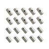 10PCS FRONT AND 10PCS REAR WHITE BRASS BINDING POST TATTOO MACHINE REPLACEMENT PARTS US STANDARD 8-32 THREAD (BPWB-01) view 1