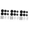 balacoo 6sets Hair Donut Bun Makers Braiding Ponytail Bun Maker for Hair Accessories view 1