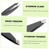 balacoo 12pcs Elegant Eyebrow Makeup Tweezers Practical Clip for Brow Shaping for Personal Professional Use Compact Design for view 4