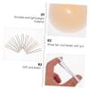 balacoo 2sets Hair Bun Maker Kit with Elastic Ties U-shaped Hairpins Accessories for Effortless Updos for Messy Buns Chignons Each Creamy White view 2